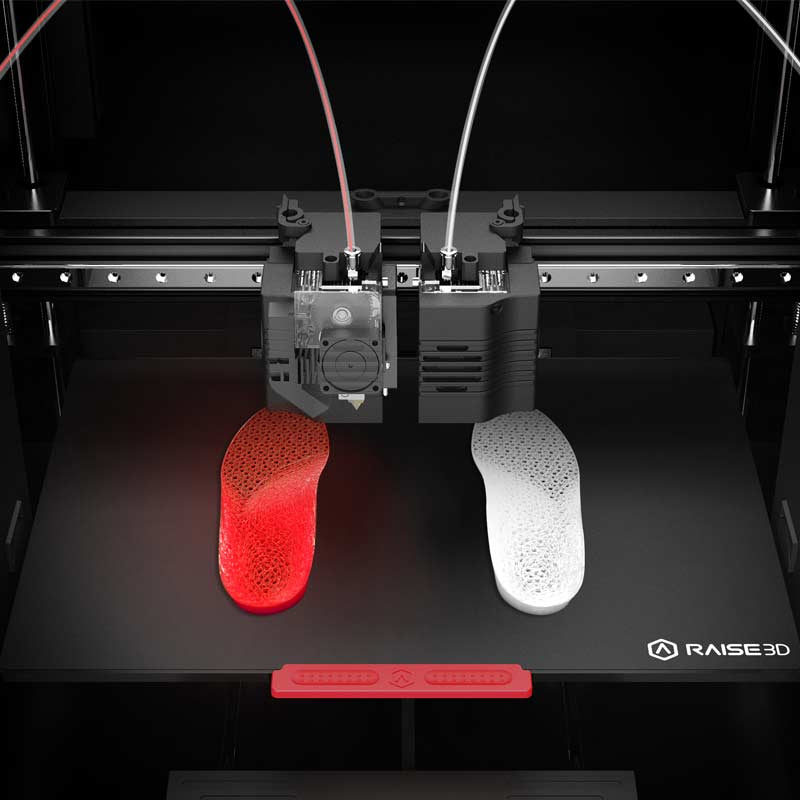 Raise3D E2 3D Printer printing sample