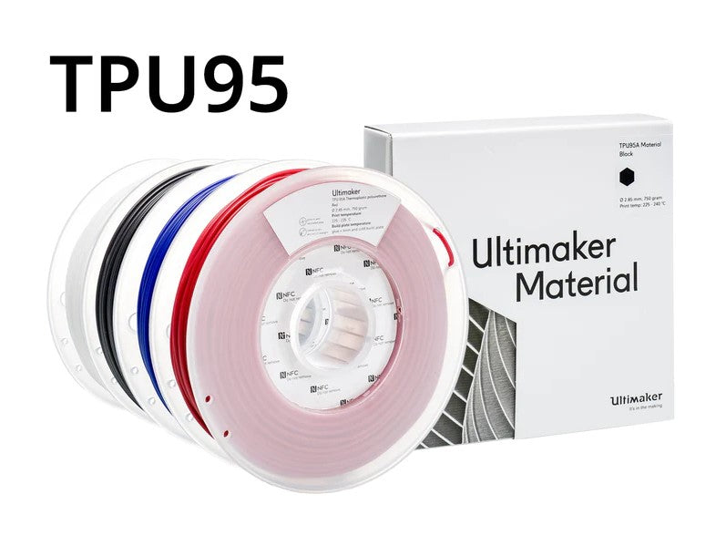 Ultimaker TPU 95A 共有四色可選