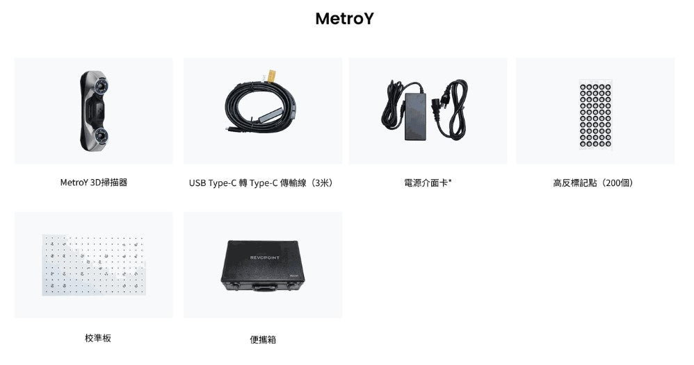 Revopoint MetroY Laser Industrial Grade 3D Scanner Series