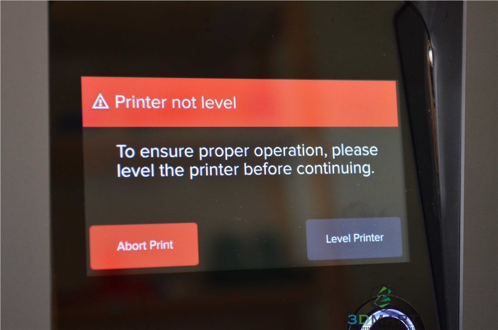 Formlabs SLA 3D列印機 Form 2 台灣 開箱文章 水平調整警告 3DMART Formlabs SLA 3D列印機 Form 2 台灣 開箱文章 水平調整警告 3DMART