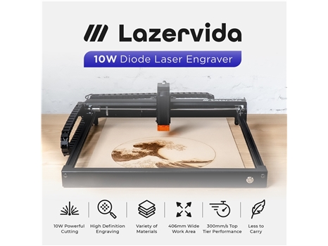 Lazervida 10W Diode Laser Cutter