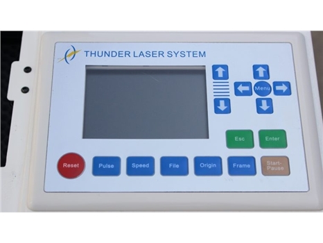 Thunder Bolt Pro 22 Laser Engraver screen with buttons