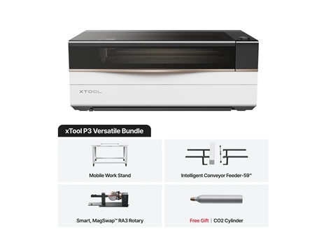 xTool P3 Laser Cutter - Versatile Bundle