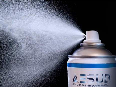 AESUB Sublimating 3D Scanning Powder Blue Spraying