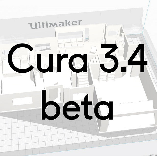 【3D列印軟體】Ultimaker Cura 3.4 beta測試版已經發布囉!