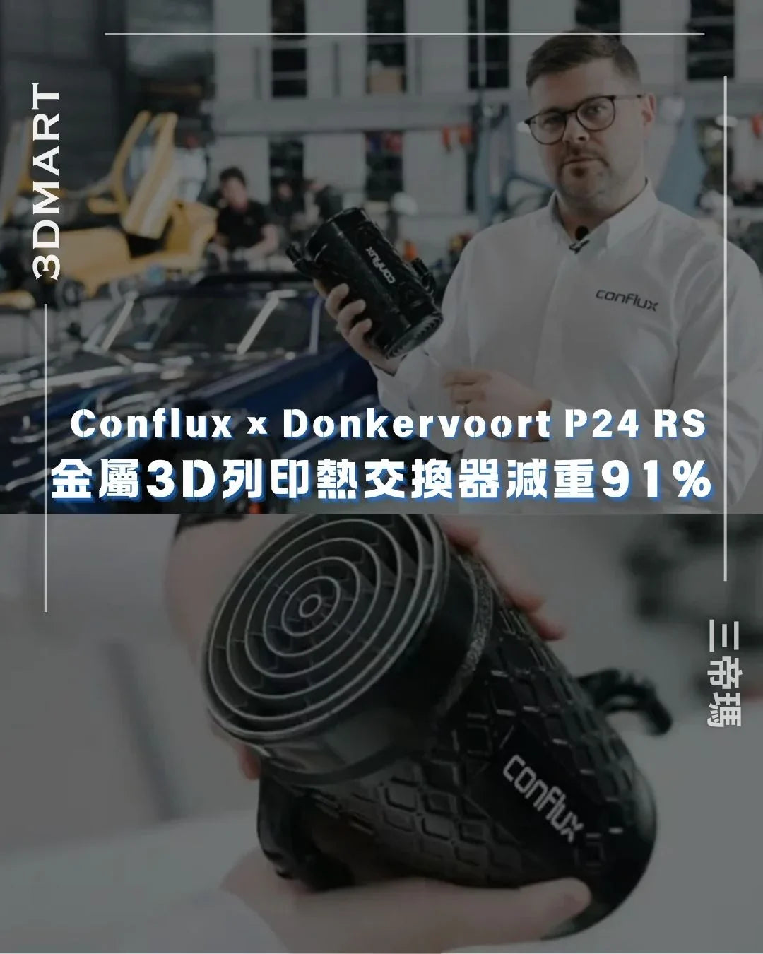 【3D列印】金屬3D列印中冷器減重91%