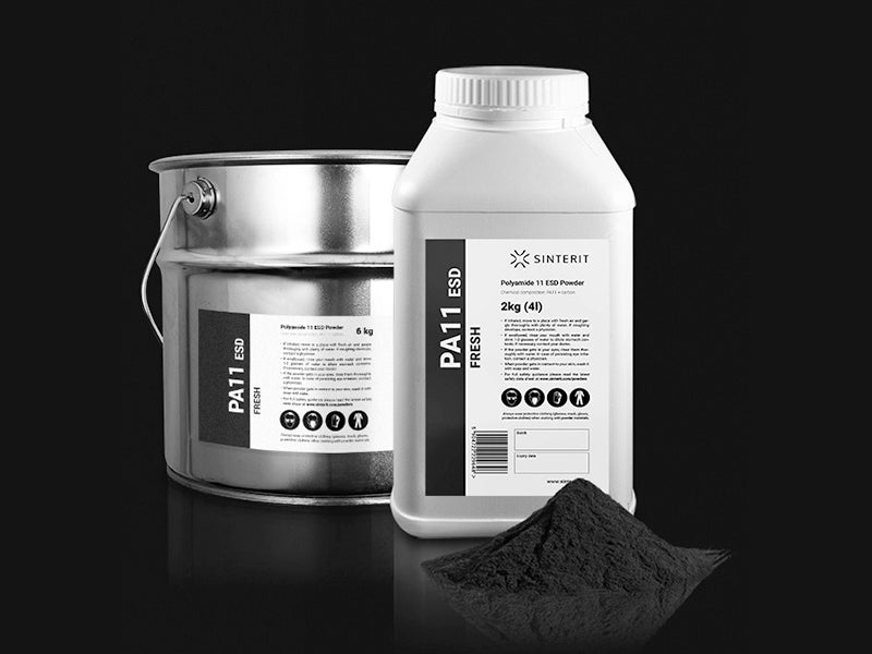 PA11 ESD Electrostatic Discharge Powder 2kg (for Sinterit Lisa PRO)