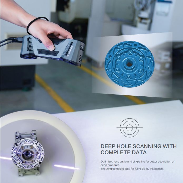 SHINING 3D - FreeScan Combo Industrial-Grade Laser Handheld 3D Scanner