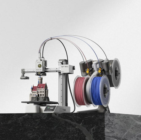 拓竹Bambu Lab A1 Mini 3D列印機 與 AMS Lite
