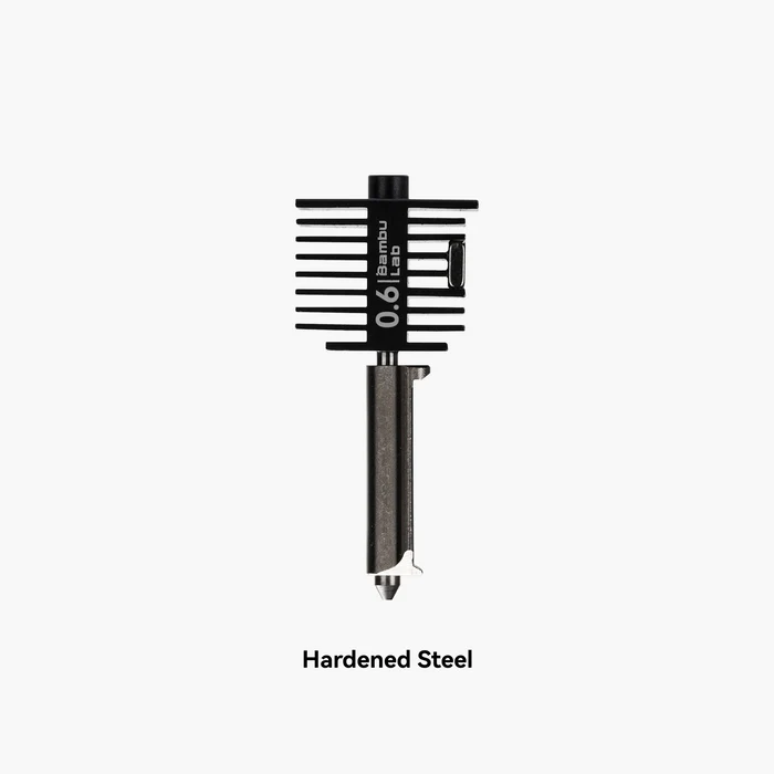 Bambu Lab Hardened Steel Nozzle Series - 0.4/0.6/0.8mm [For A1 Only]