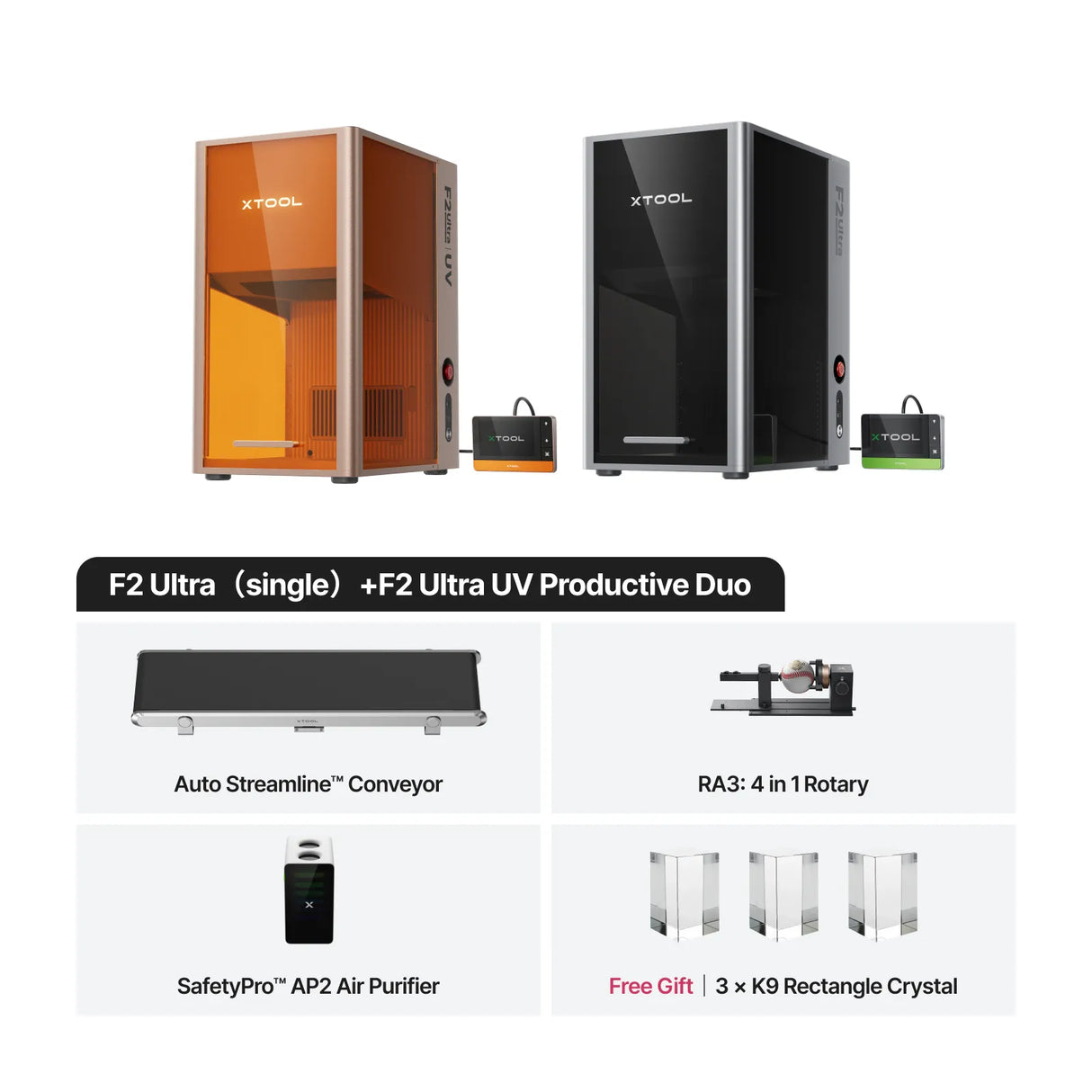 xTool F2 Ultra MOPA+UV Ultimate Business Duo