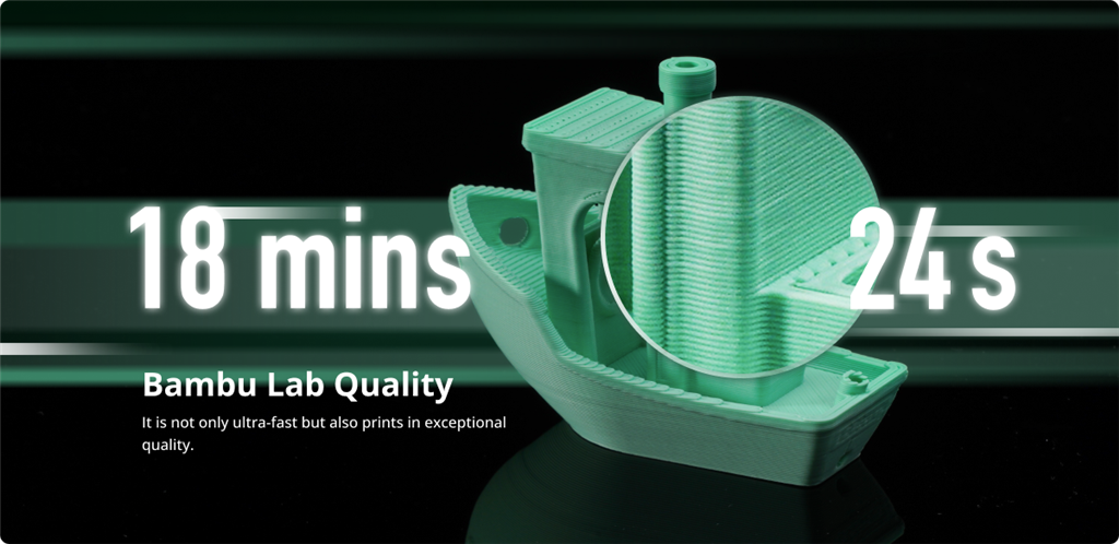 Bambu Lab P1S 3D printer have high quality