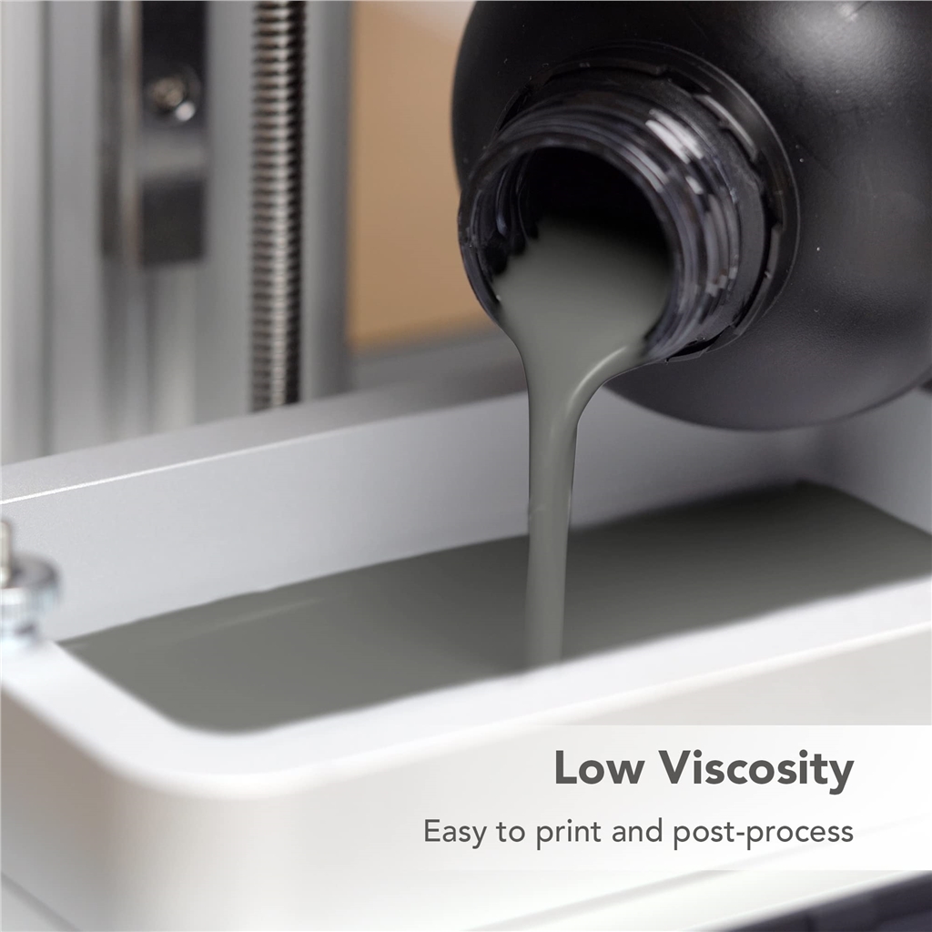 Phrozen Aqua 4K 3D Printing Resin Series have low viscosity