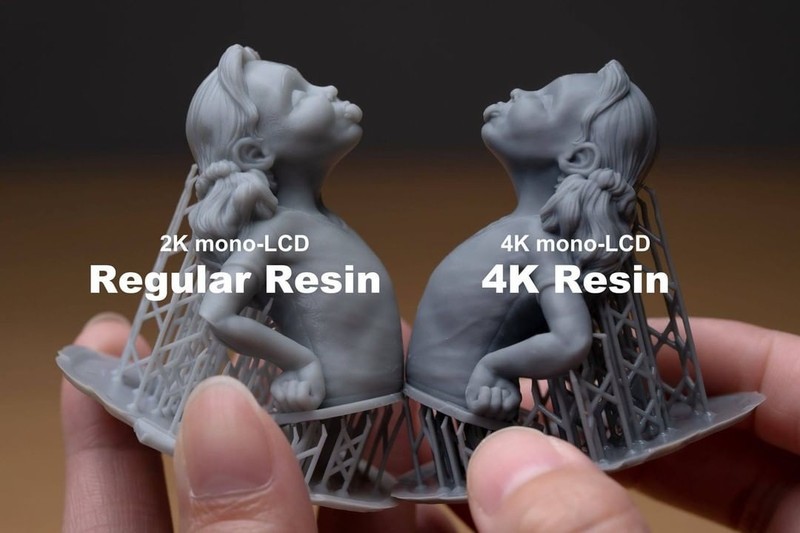 Regular Resin VS Phrozen 4K Resin