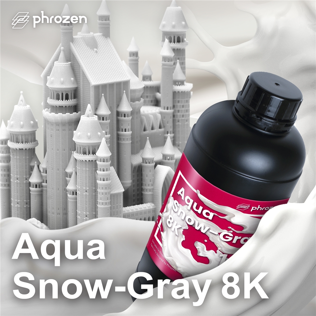 Phrozen Aqua Snow-Gray 8K Resin (1kg)