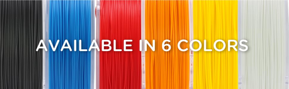 PolyFlex™ TPU95 Series available for 6 colors