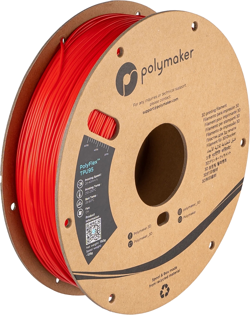 PolyFlex™ TPU95 Series - Red