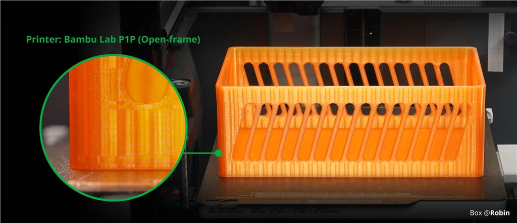 Bambu PETG Translucent offers exceptional anti-warp performance