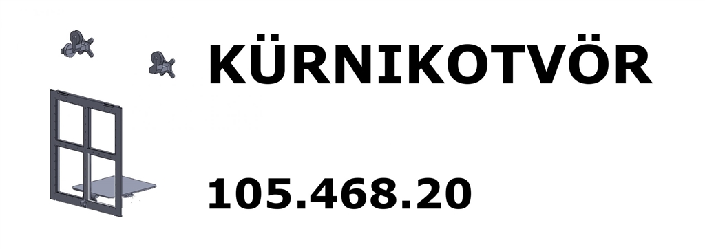 Kürnikotvör 半自動踏板控制的雞舍門