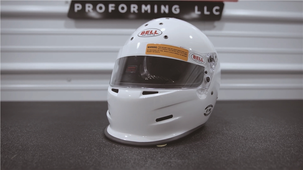 Custom racing car helmets made on the Multiplier