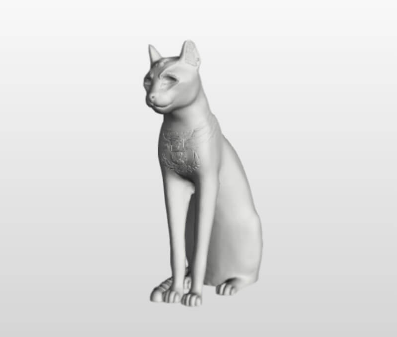 3D掃描后的文物模型