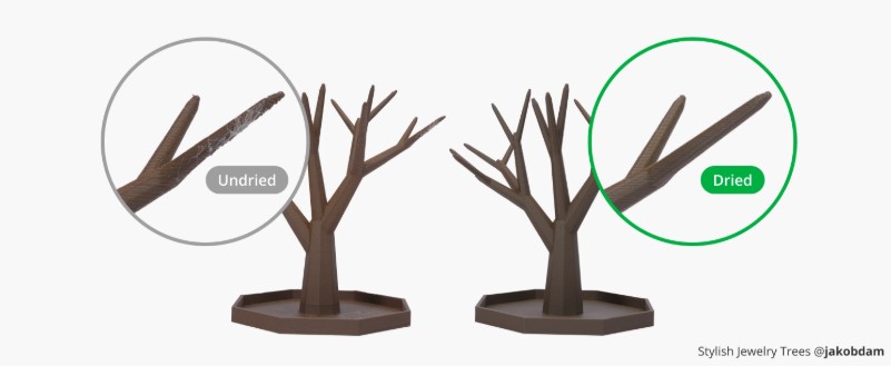 PLA Wood- must dry before use