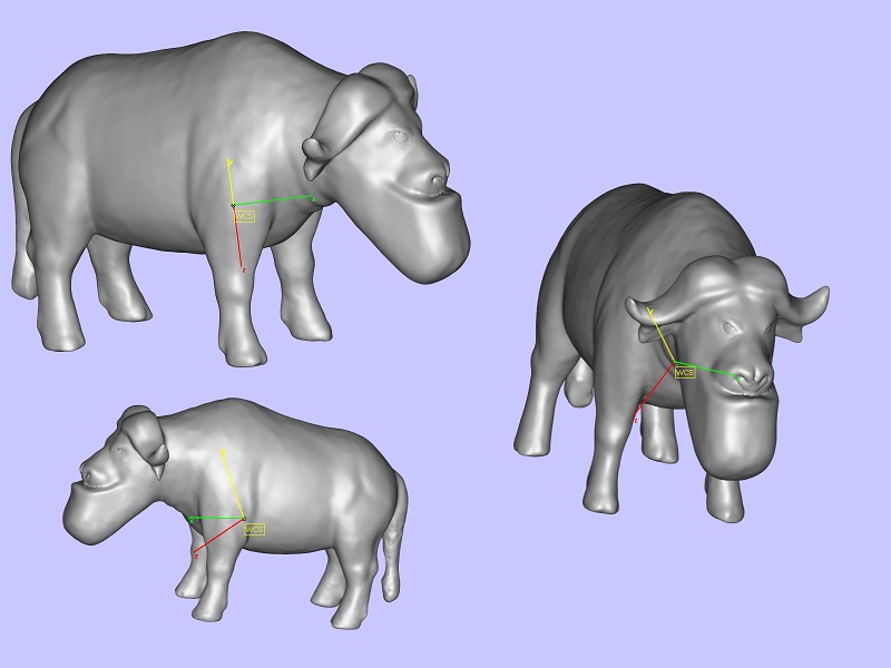 3DMART - 3D掃描器測試 EinScan 3D 掃描牛 3D圖