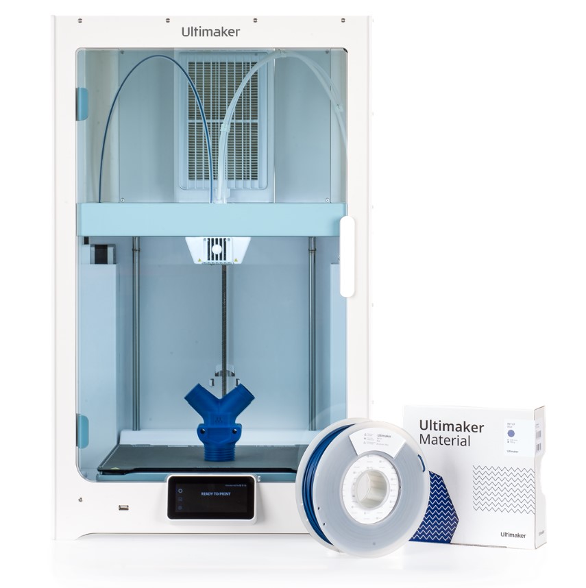 Ultimaker PET CF碳纖維 - 藍色與S7 3D列印機