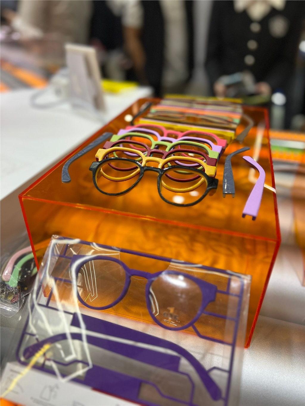 利用Bambu Lab 列印的3D列印眼鏡成品