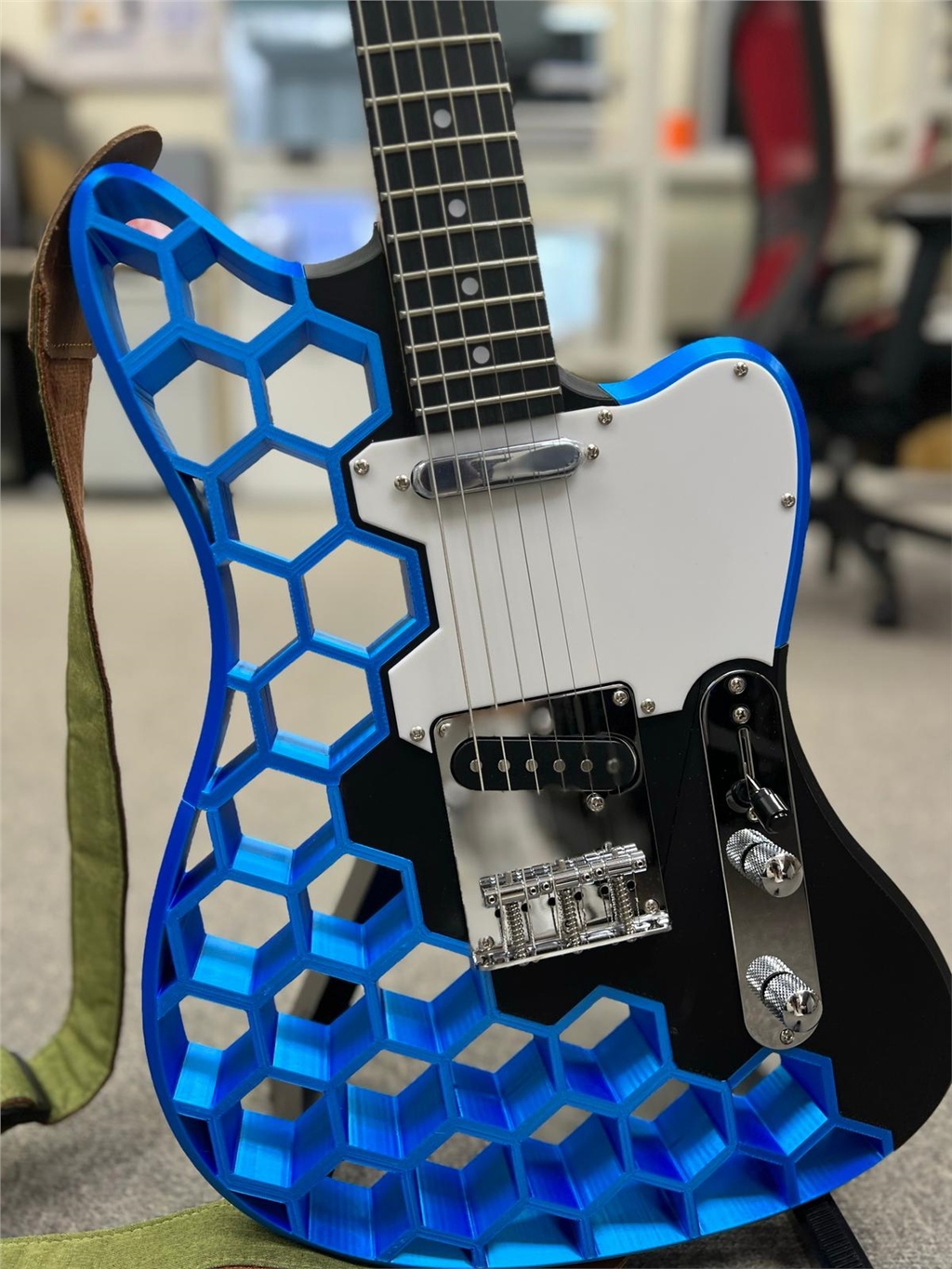 PrusaSlicer 的有機支撐 3DMart HK電吉他製成品