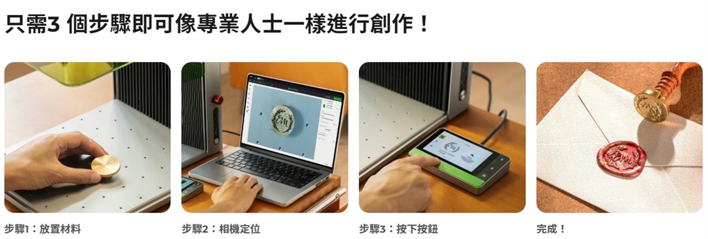 只需3 個步驟即可像專業人士一樣進行創作！ 