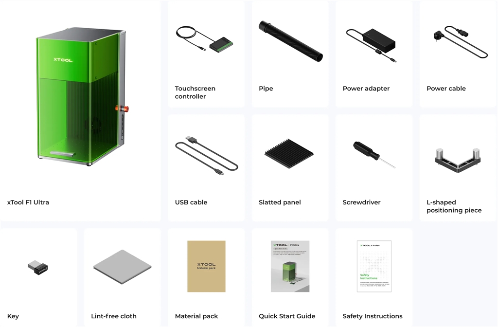 F1 Ultra包含配件