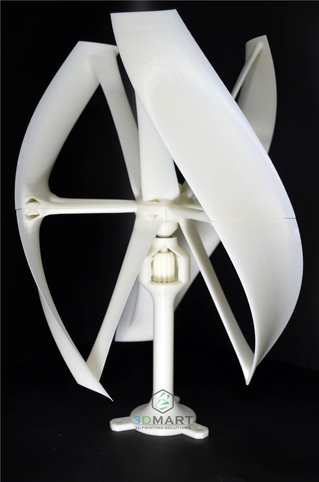 Ultimaker 2 + 3D列印機 樣品 立軸式風力發電機