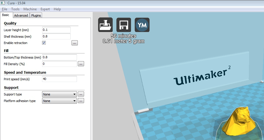 Ultimaker 3D列印 FDM Formfutura moldlay 脫蠟鑄造