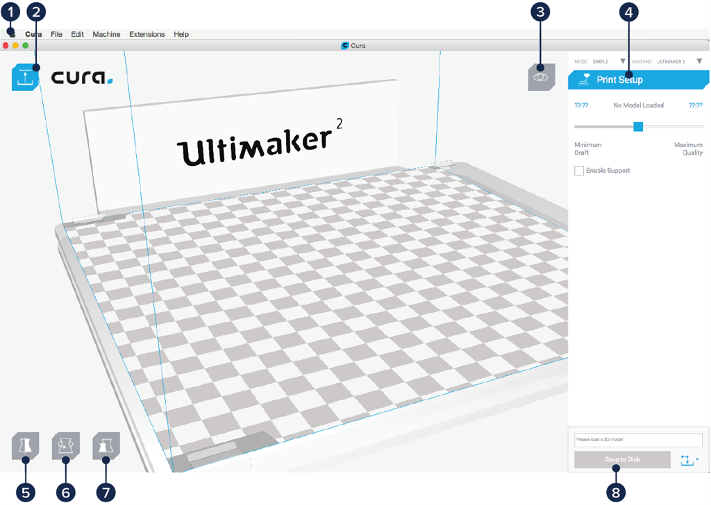 Ultimaker 2 3D印表機 cura15.06 切片軟體 操作介面