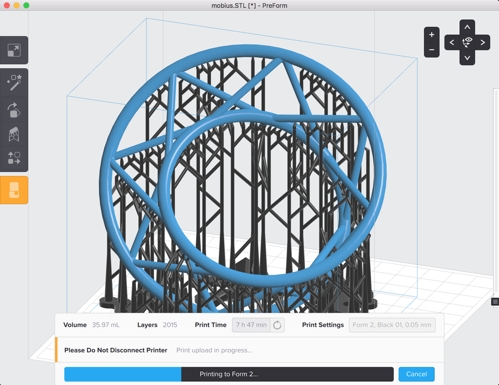 formlabs form2 preform切片軟體教學 確認列印