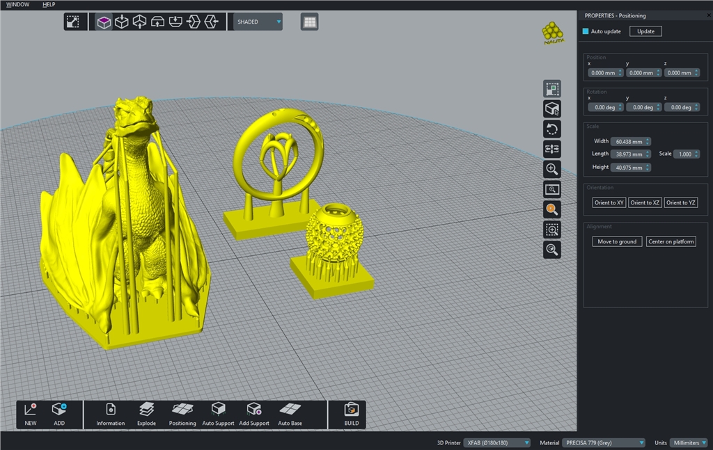 3DMART引進DWS高級桌上型SLA光固化3D列印機XFAB  - 切片軟體