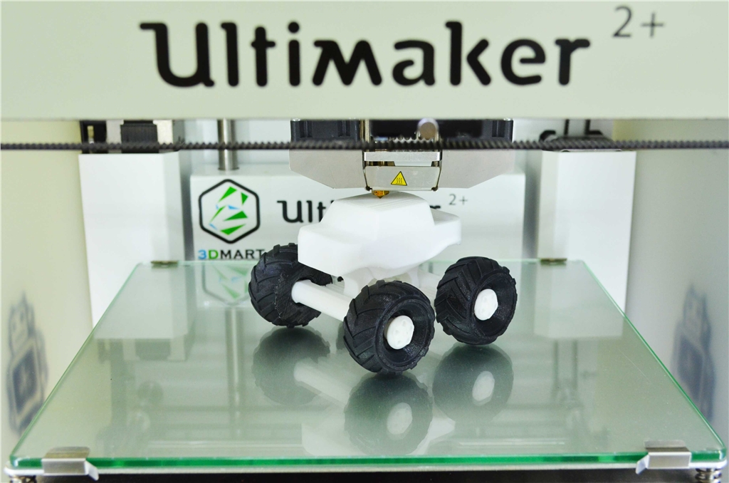 3DMART Ultimaker 2+ 3D列印機 polymaker PC- MAX  高強度 耐熱 線材  車子 