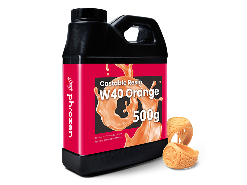 Phrozen W40 橘色 可鑄造金工樹脂