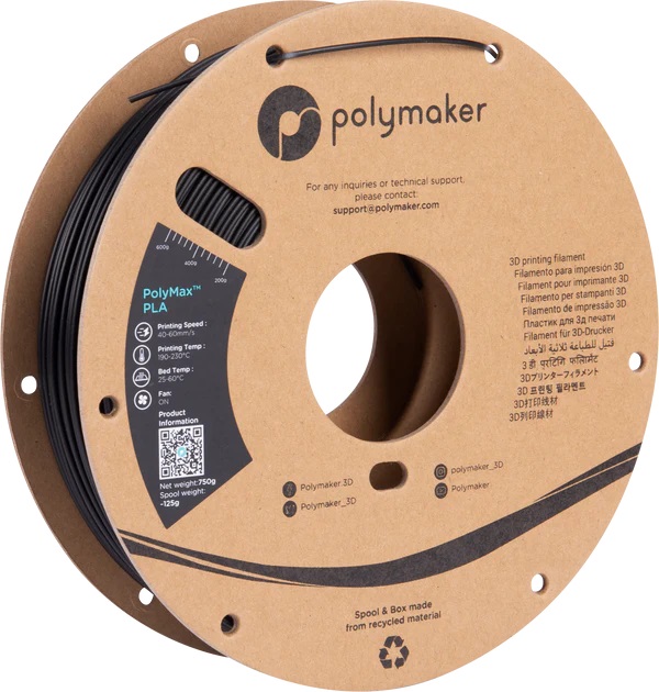 Polymaker-PolyMax™ PLA 黑色