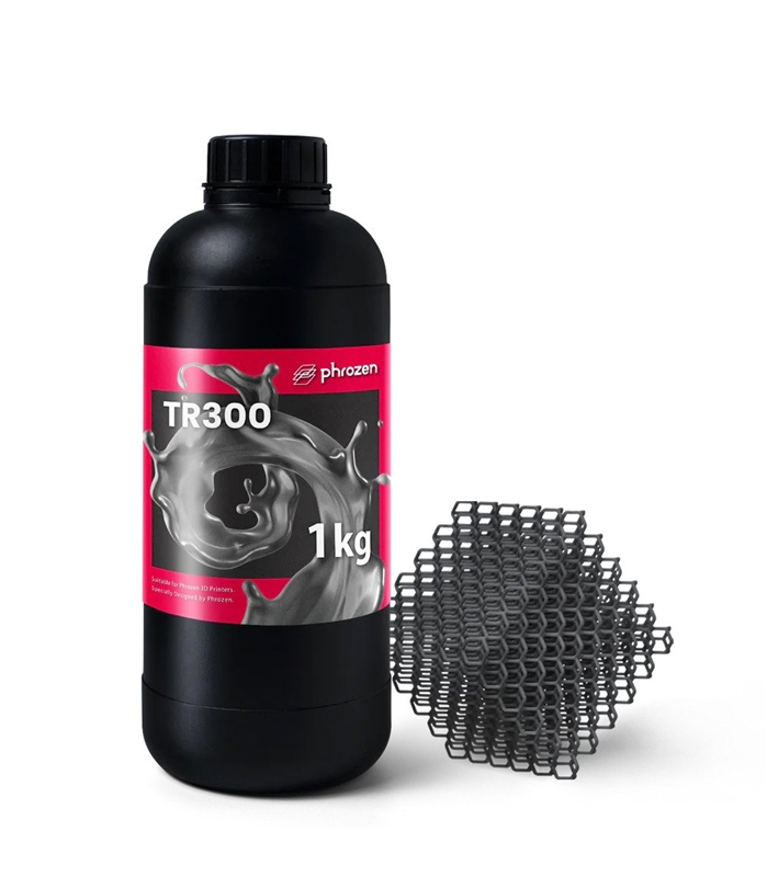 Phrozen TR300 超高耐溫樹脂與成品